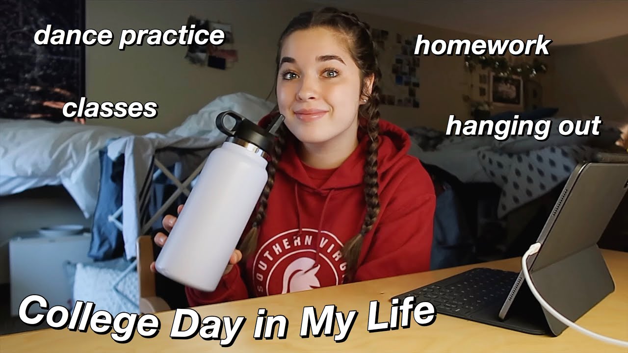College Day in My Life! *productive & just a little stressful*