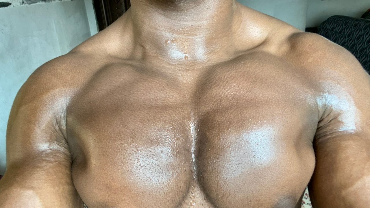 Dumbbell chest workout at home (No gym equipment)