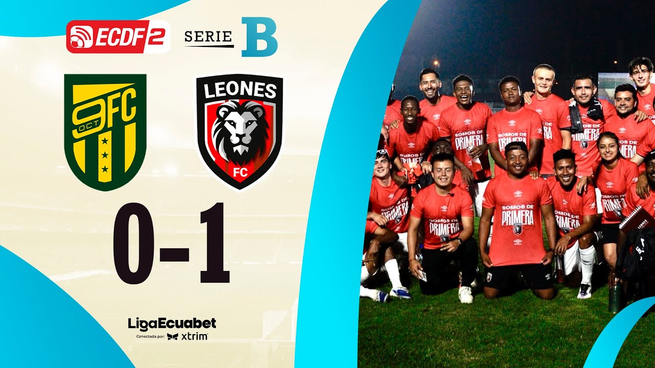 RESUMEN COMPLETO: 9 DE OCTUBRE 0-1 LEONES FC | LIGA ECUABET SERIE B - FECHA 9