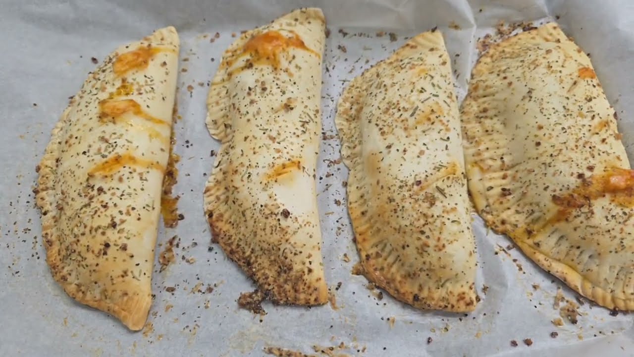 Leftover Pasta Sauce Turned into Homemade Calzones