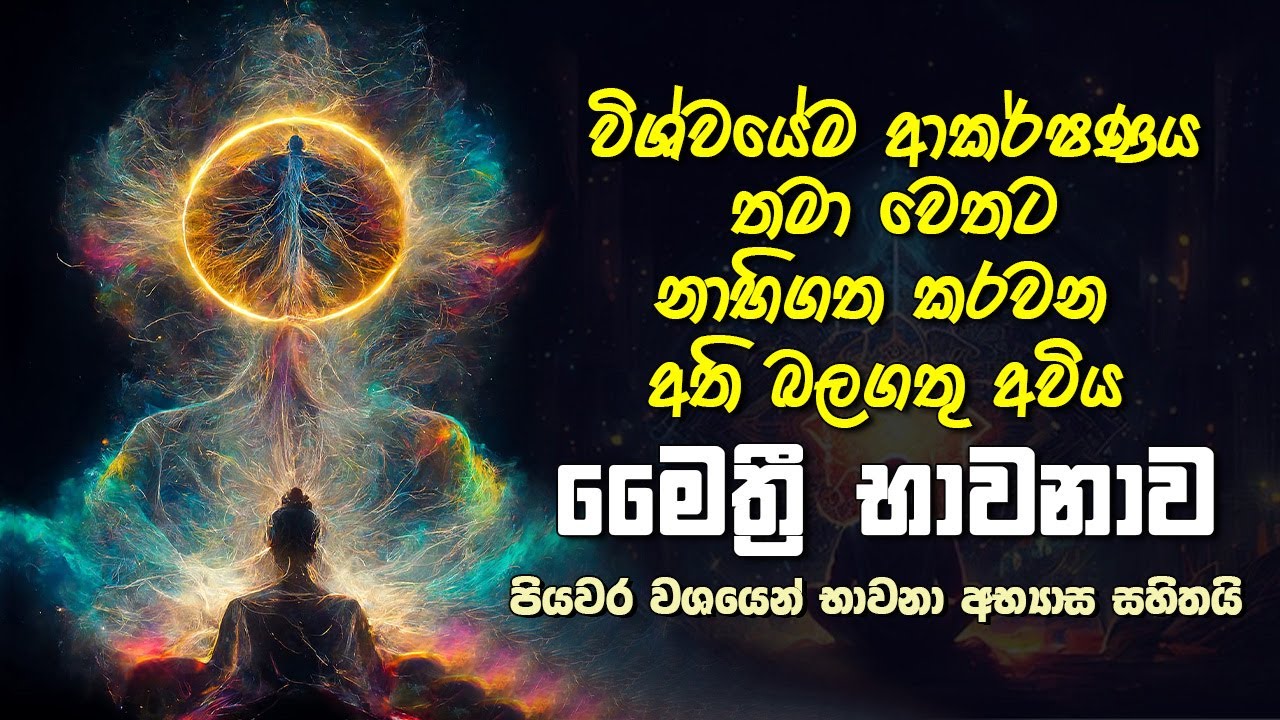 විශ්වයේම ආකර්ෂණය තමාව වෙතට නාභිගත කරවන අති බලගතු අවිය මෛත්‍රී භාවනාව