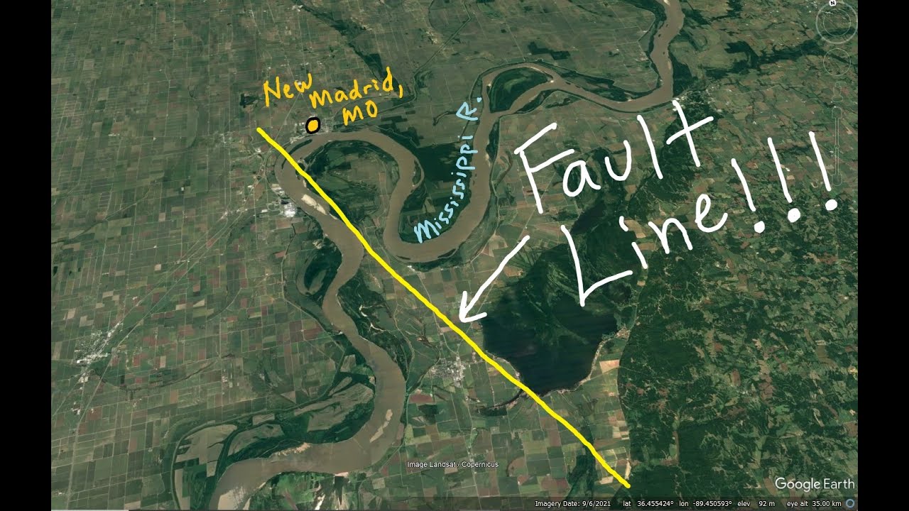 1811-1812 New Madrid earthquake damage...see it with LiDAR | Geology Models