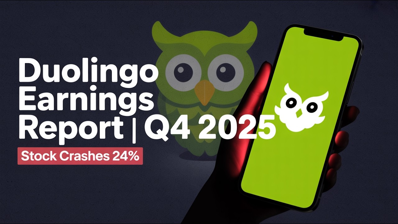 Earnings Report: Why Duolingo Just Crashed 24% After Earnings | Q4 2025