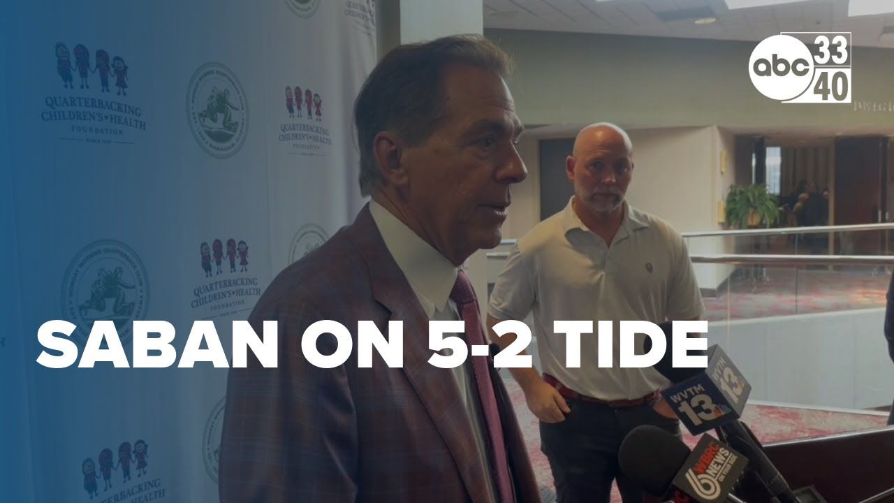 Nick Saban says fans should be supportive of 5-2 Tide