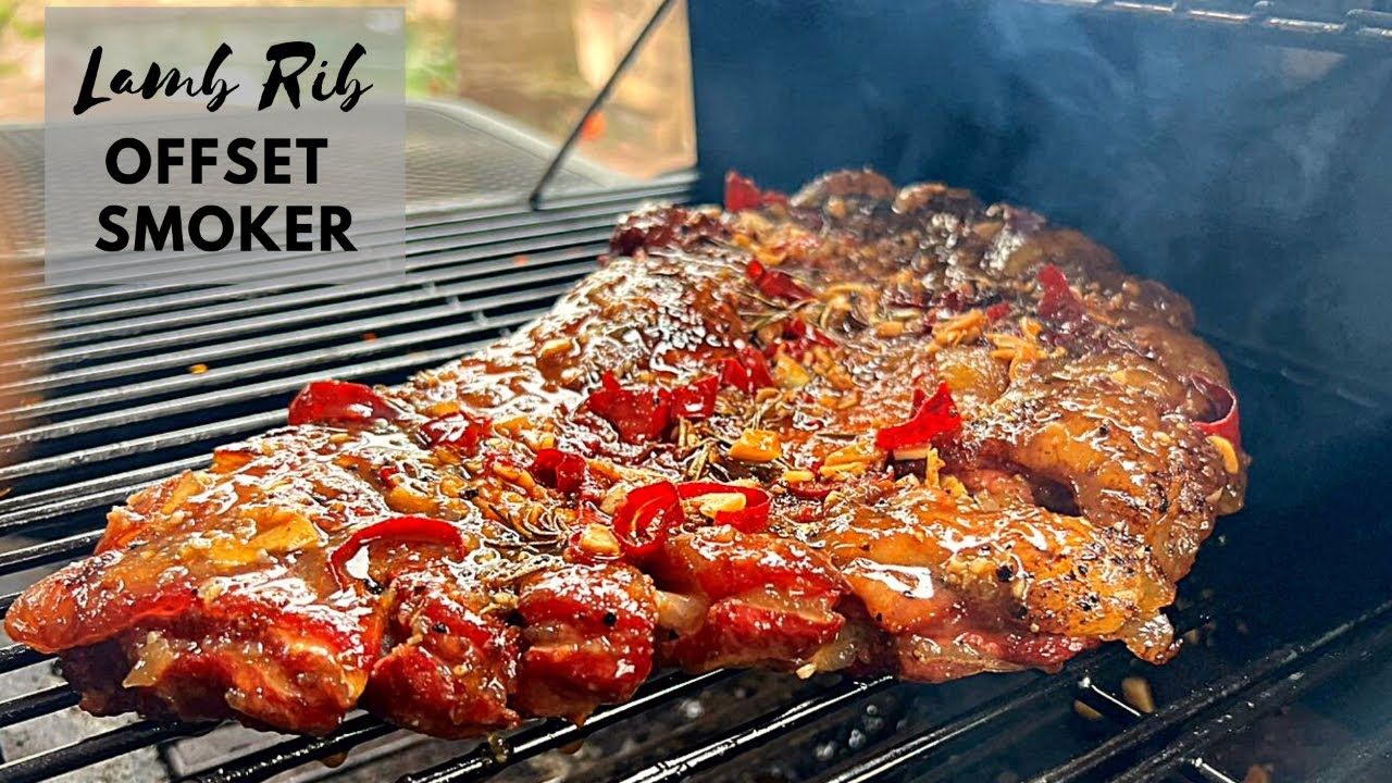 How To Smoke Lamb Ribs | Offset Smoker by Xman & Co