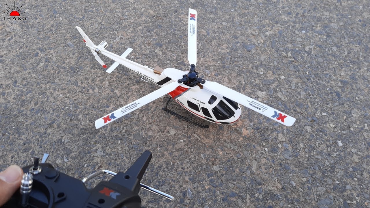 3D6CH Helicopter unbox and flying | XK K123 Brushless RC Helicopter