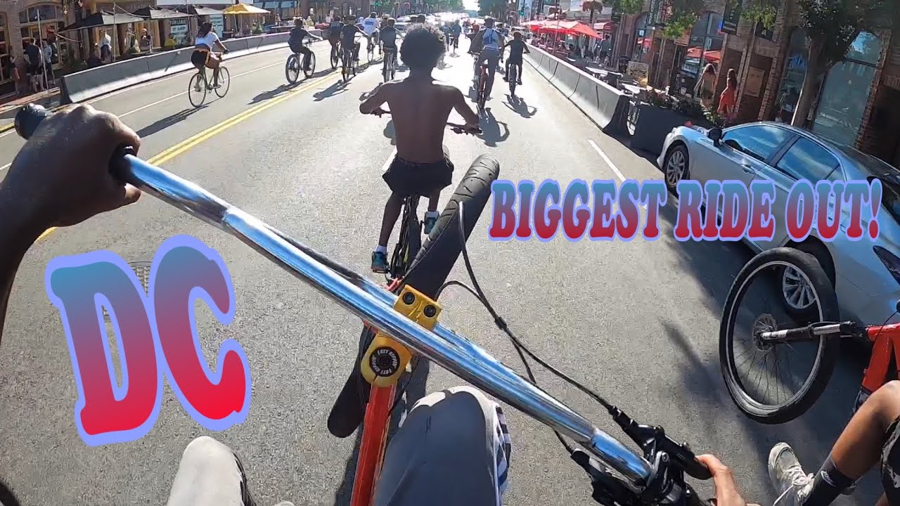 I HOSTED THE BIGGEST RIDE OUT IN DC Pt2 ( Ft RacelifeBmx🗽)
