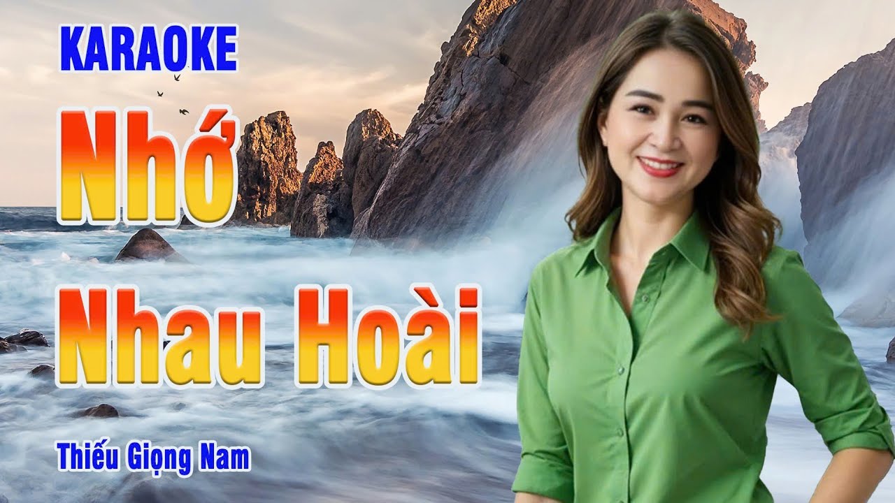 🔥 Nhớ Nhau Hoài _ Karaoke thiếu giọng nam _ Song ca với Sầu Riêng @giahuybeat