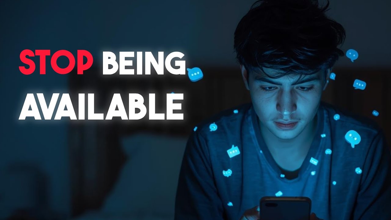 When You Stop Being Available, Everything Changes