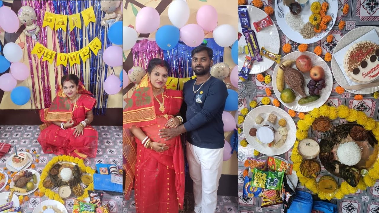 ছোটবৌদির baby shower🤗🥰