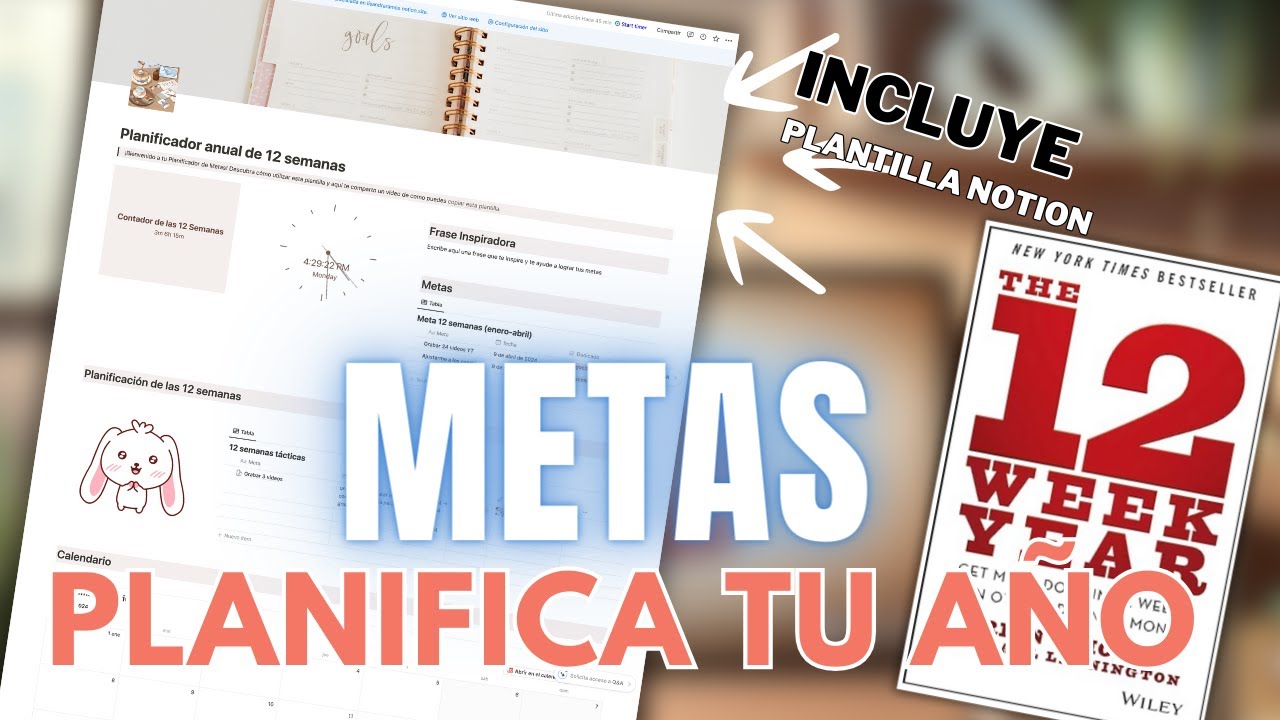 📅 Planifica tu año en 12 Semanas: Plan Maestro de Aceleración de Objetivos