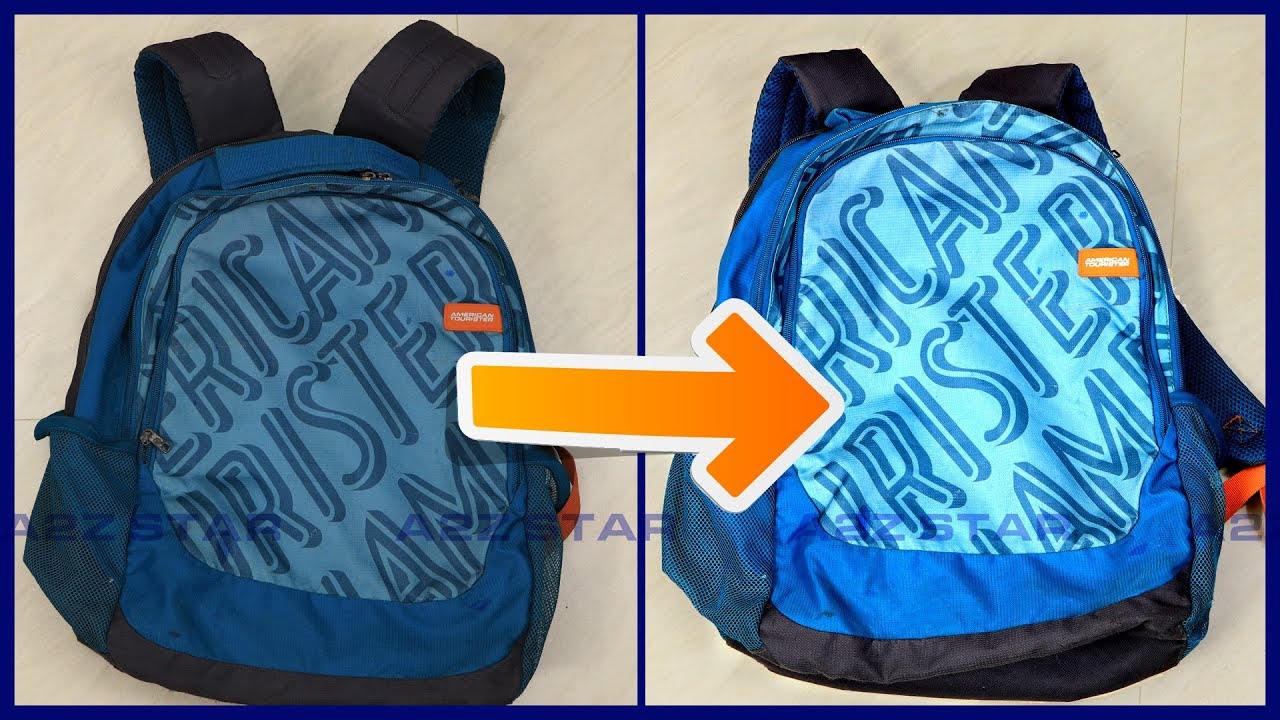 How to Clean / Wash School Bag Easily Without Washing Machine | BackPack Cleaning Tips
