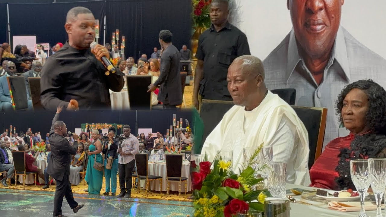 Nacee’s performance that got H.E John Mahama & Vice Jane emotional at the Presidential Dinner