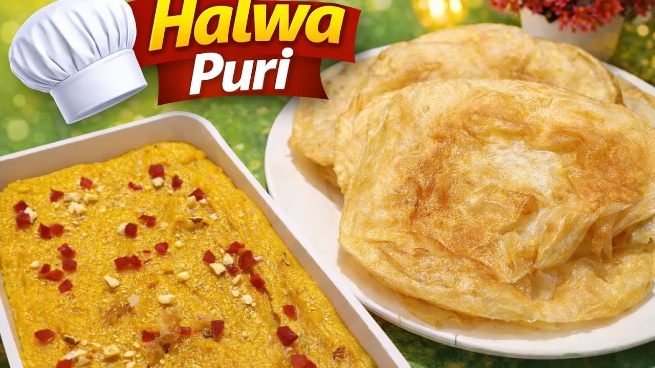 अभी घर पर बनाए स्वादिष्ट हलवा पुरी | Easy Halwa Halwa Puri Recipe at home | In 6 Min | Dilserasoi