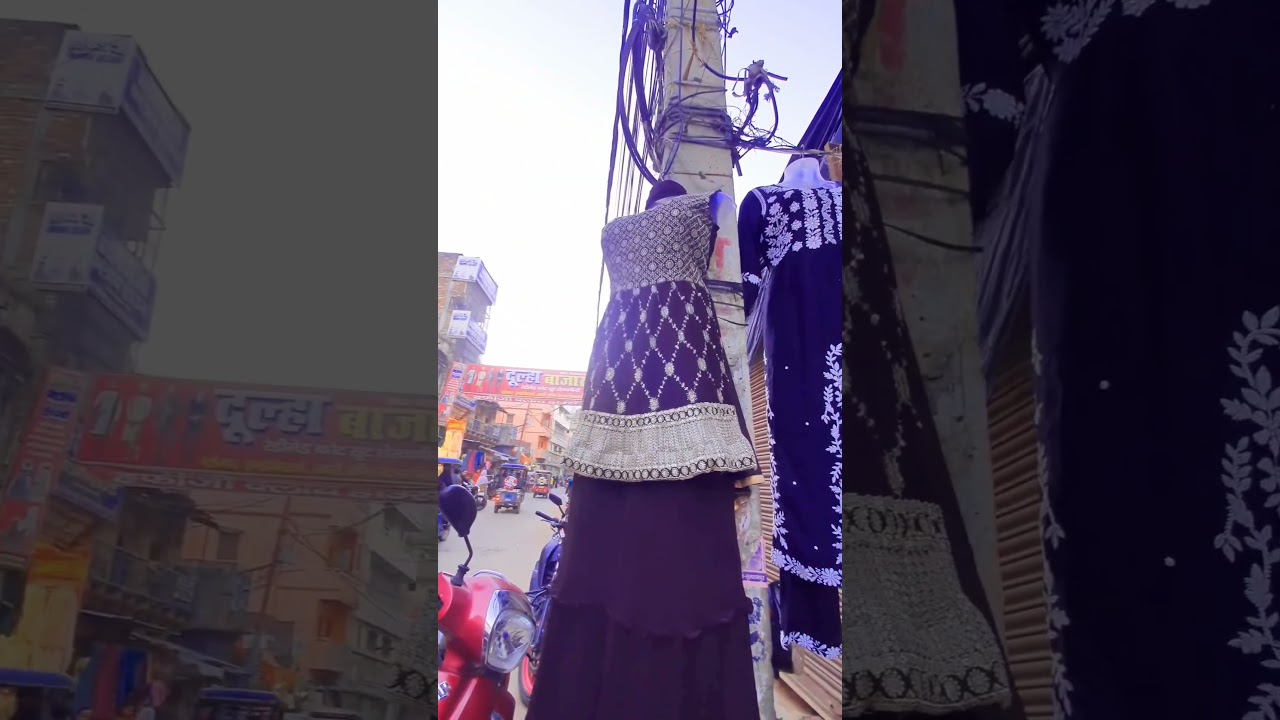 Kurti Bazar GN Road Sultanpur || Sultanpur ka Sabse Sasta Kapda Market #shorts