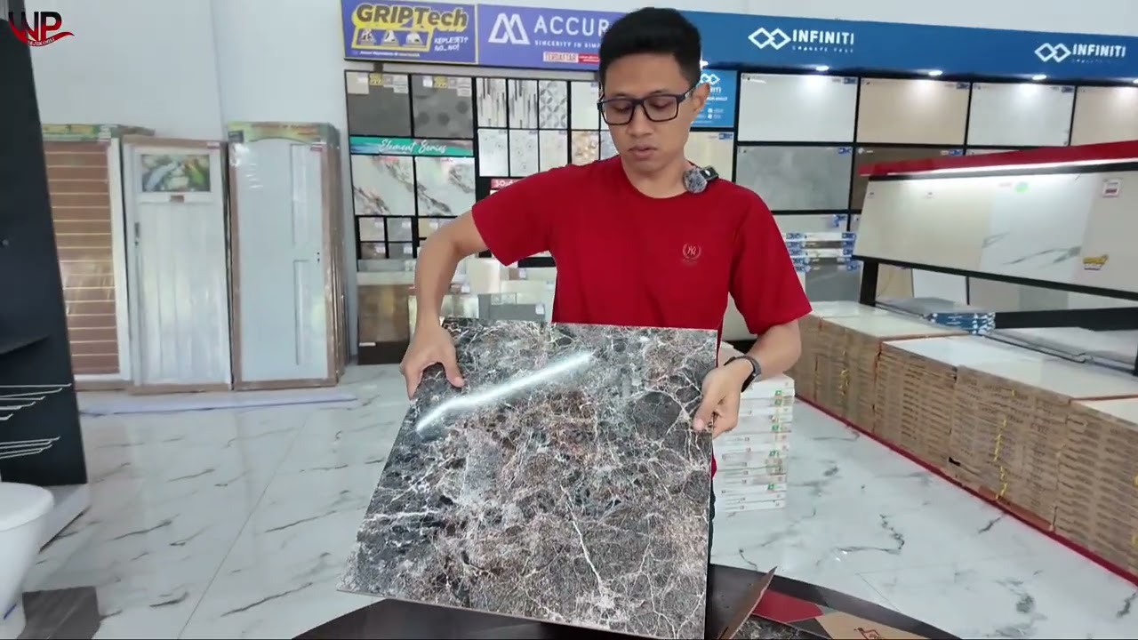 Unboxing Keramik Cutting Motif Marmer Mewah 50×50 Dari Regata