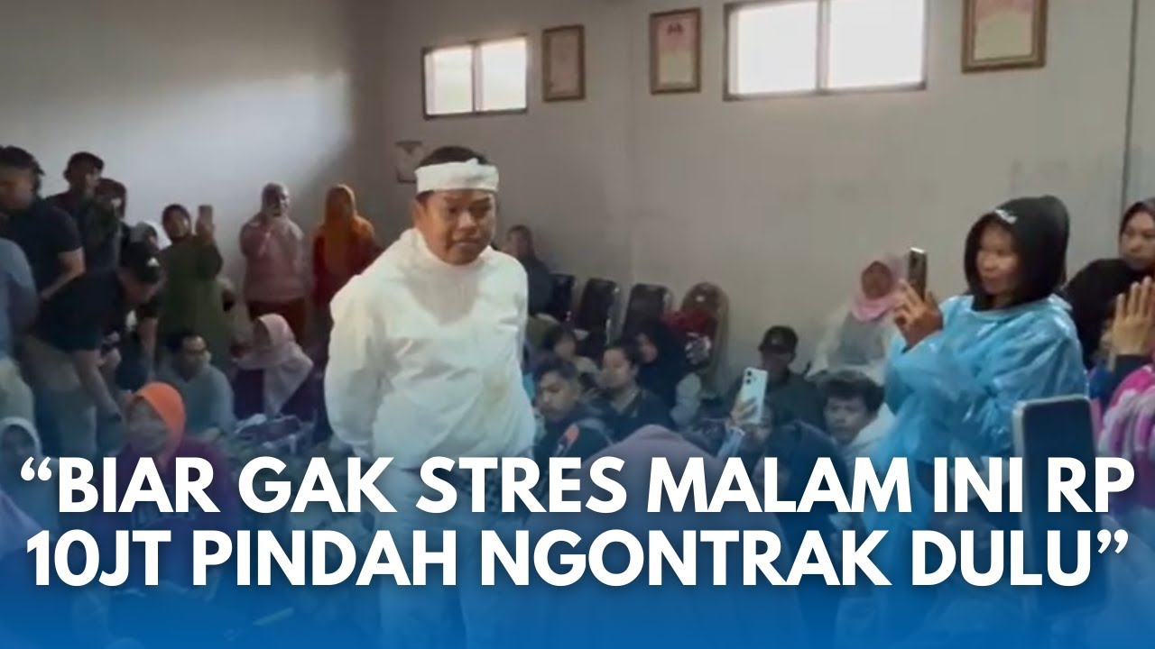 MOMEN KANG DEDI Temui Pengungsi Longsor Cisarua & Cerita Intuisi Beli Makanan 1000 Bungkus