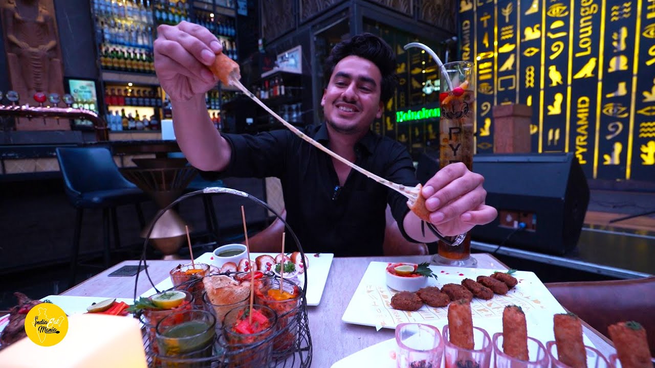 Best Lounge & Food With Royal Dining Experience l Pyramid Elante Chandigarh l India Eat Mania