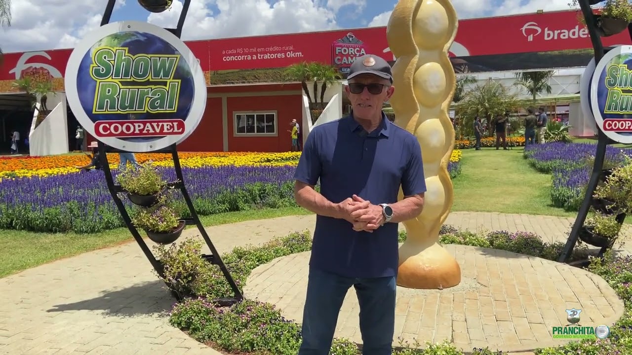 Secretaria de Agricultura participa do Show  em Cascavel com comitiva de produtores de Pranchita