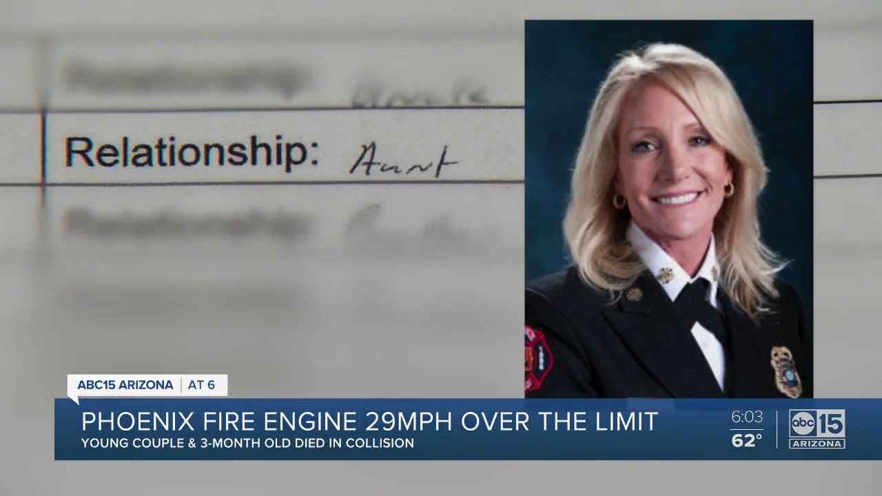Report: PHX fire truck went up to 69 mph before deadly crash