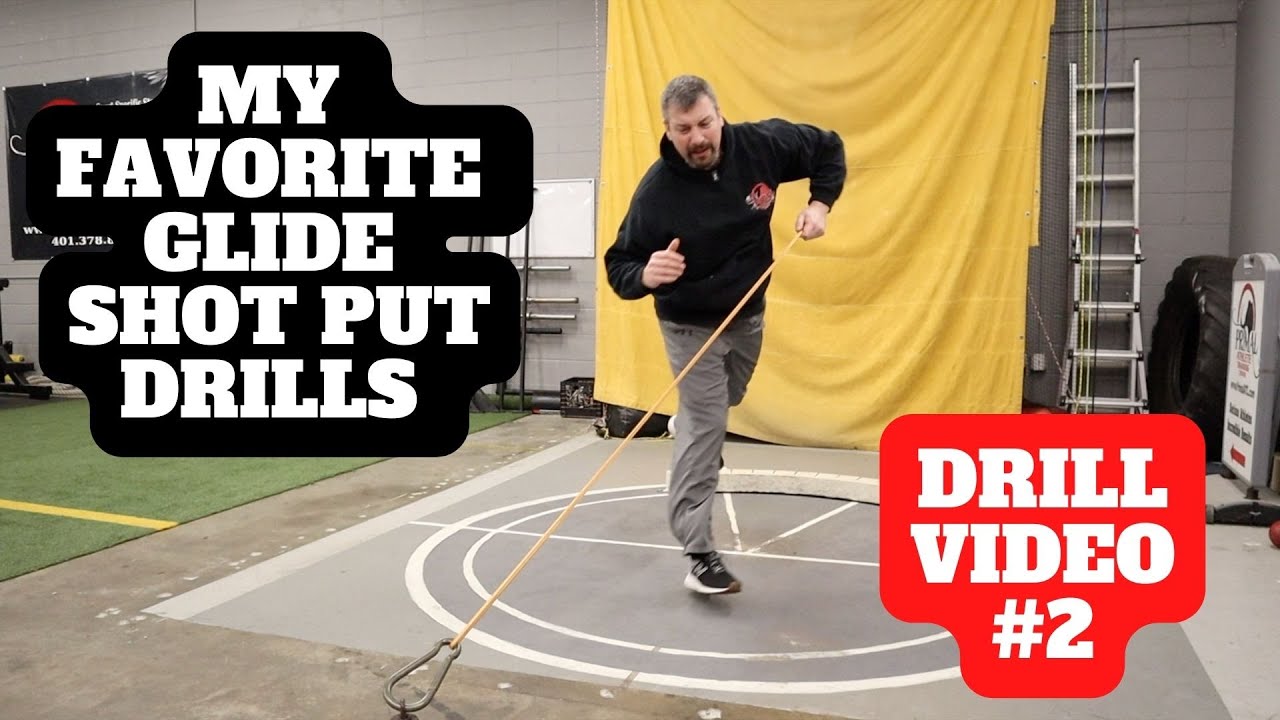 Resisted Blocking Arm Drill | My Favorite Glide Shot Put Drills | Glide Drill #2