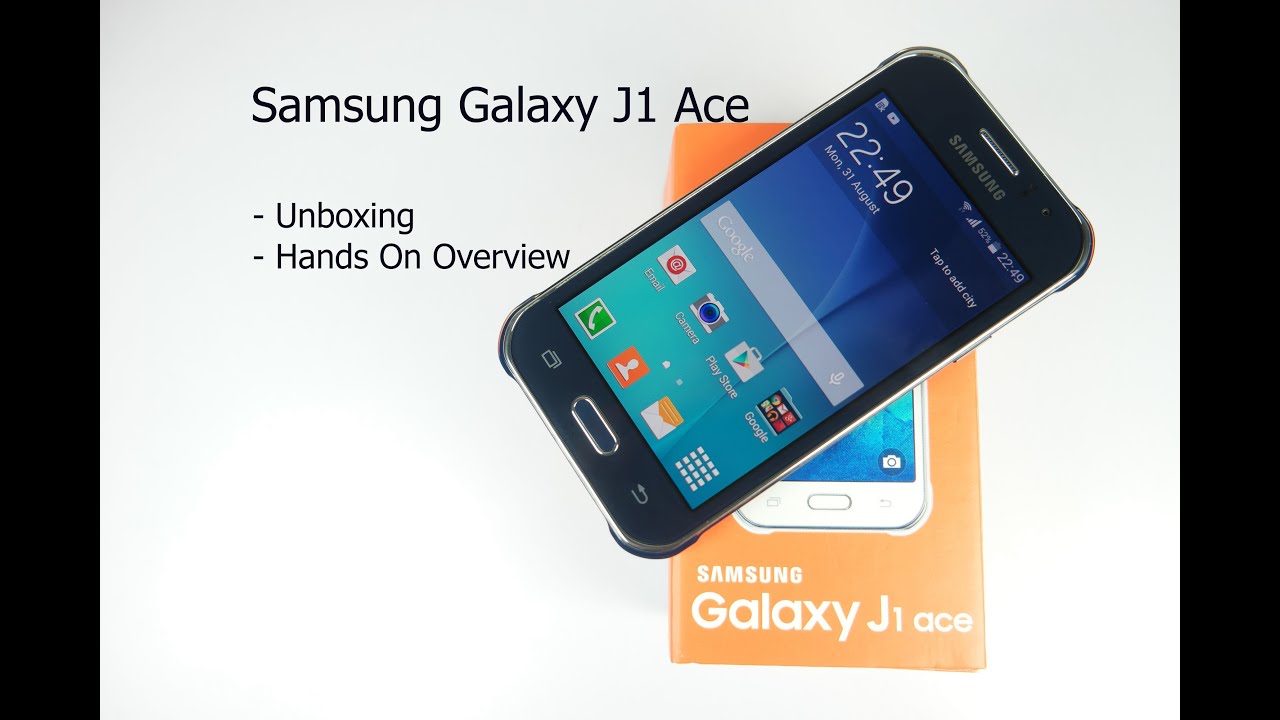Samsung Galaxy J1 Ace Unboxing and Hands On Overview
