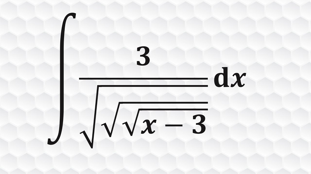 Integrating tripple square-root function