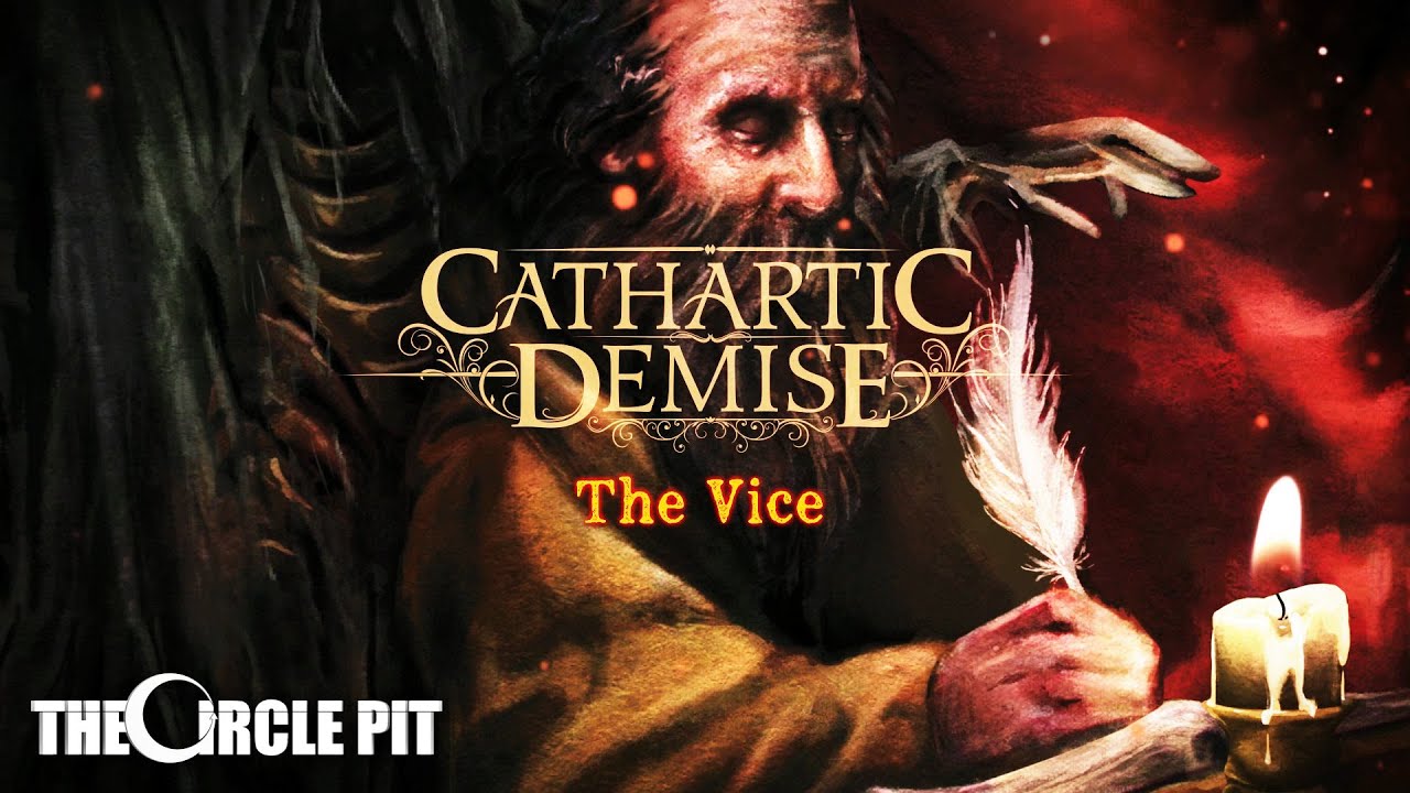 Cathartic Demise - The Vice (Official Lyric Video) Progressive Thrash Metal | The Circle Pit