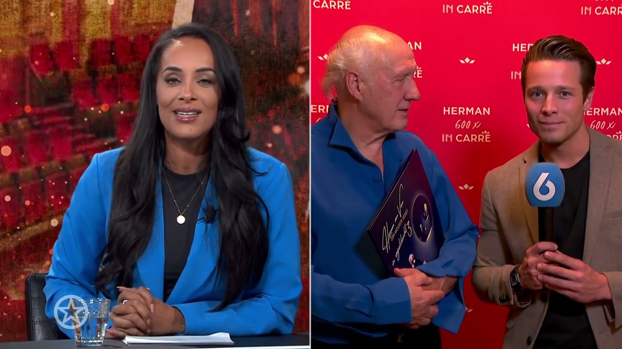 Shownieuws late editie - Bijzonder moment voor Herman van Veen