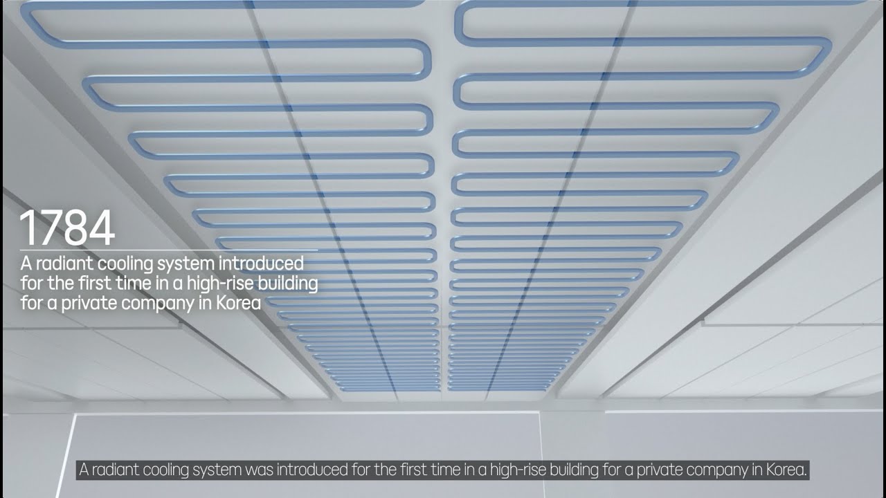 1784 Eco-friendly Building #2 Radiant Cooling System
