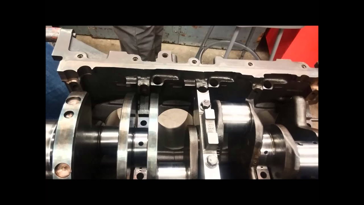 Installing a crankshaft