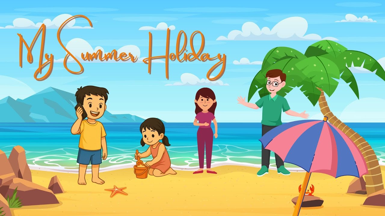 My Summer Holiday | English Speaking Practice for Kids | Fun Summer Conversation