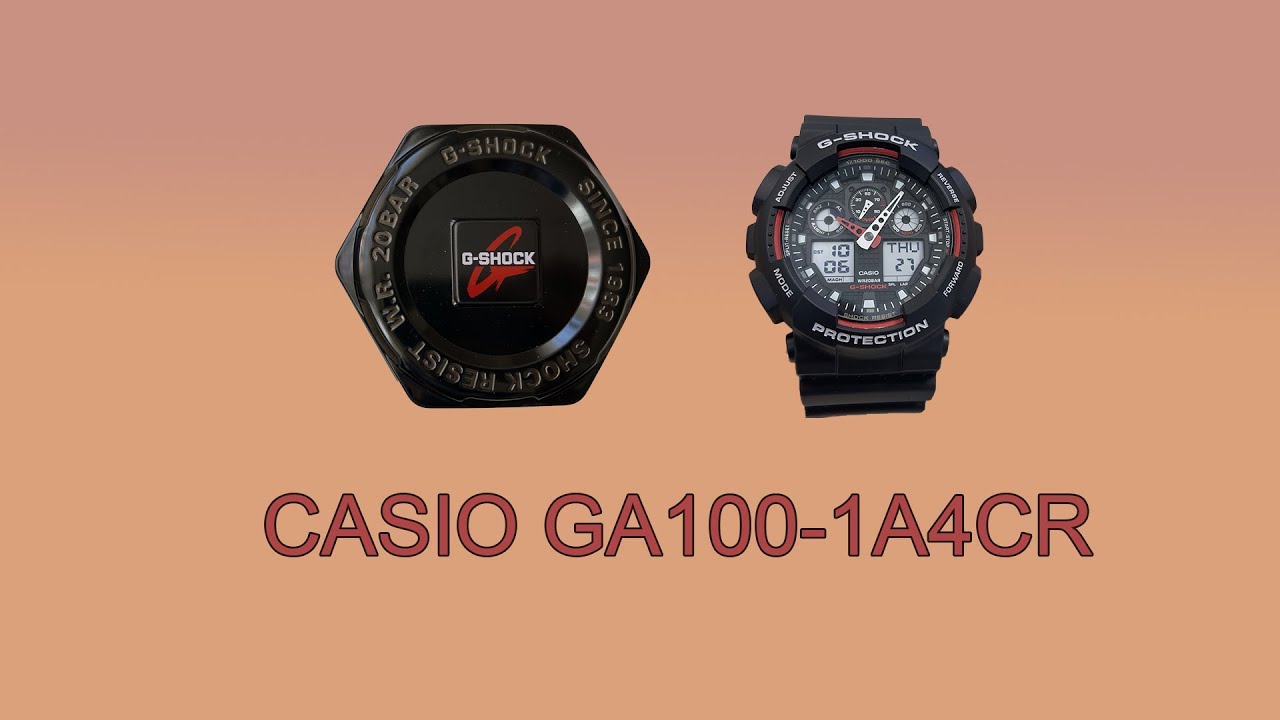 Casio G-SHOCK GA100-1A4CR Kol Saati İnceleme