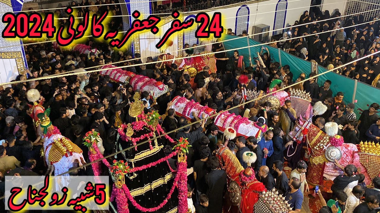 24 Safar Jafria Colony 2024 | Markazi Jaloos