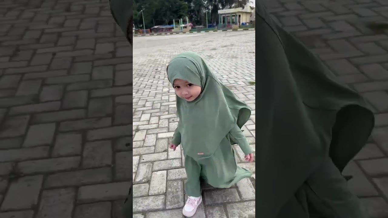 New Abaya hijab design | Kids Hijab design✅ #shorts #hijabstyle #youtubeshorts