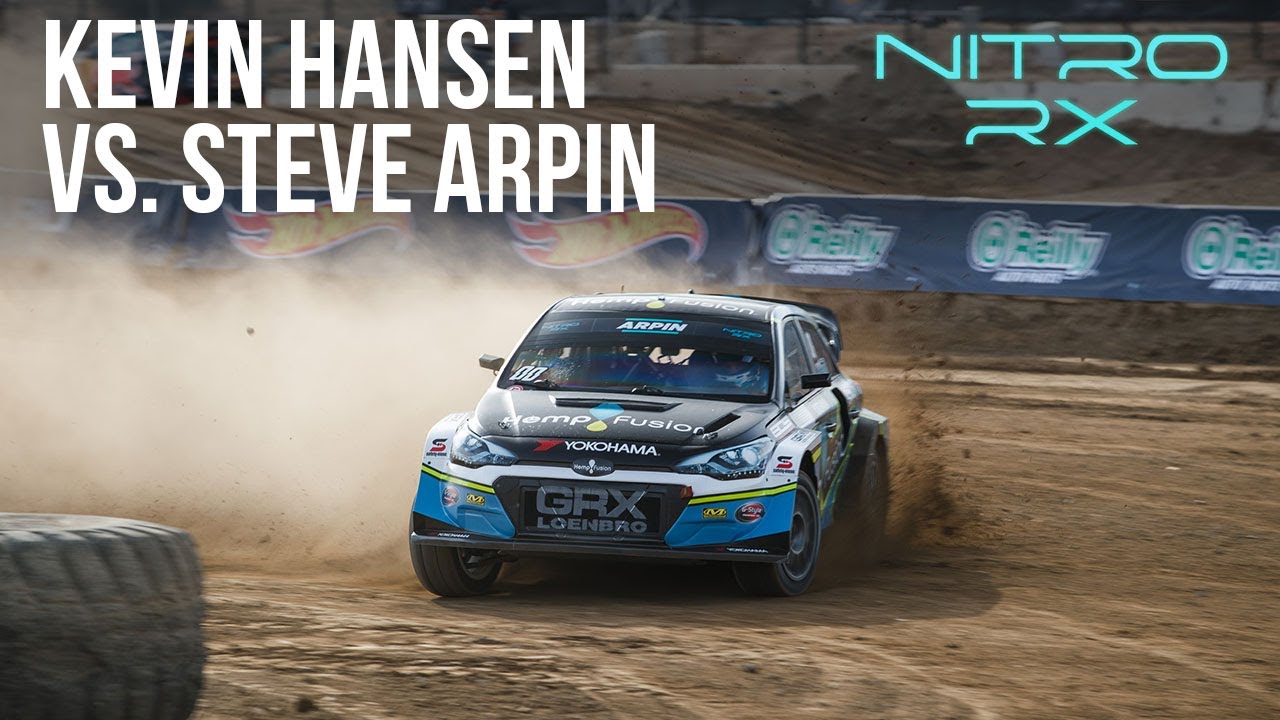 Kevin Hansen vs. Steve Arpin | Nitro Rallycross Battle Bracket Round 4 Day 1