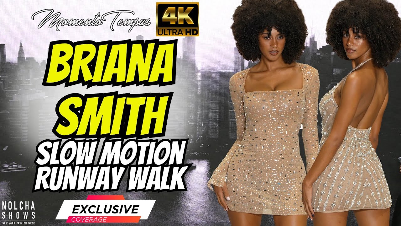 Watch Briana Smith's Stunning Runway Walk /Oh Polly / NYFW SS 2024 /4K