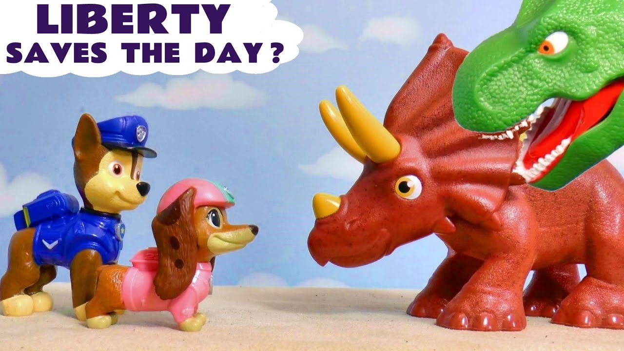 Liberty Saves The Day in this Dino Rescue Story