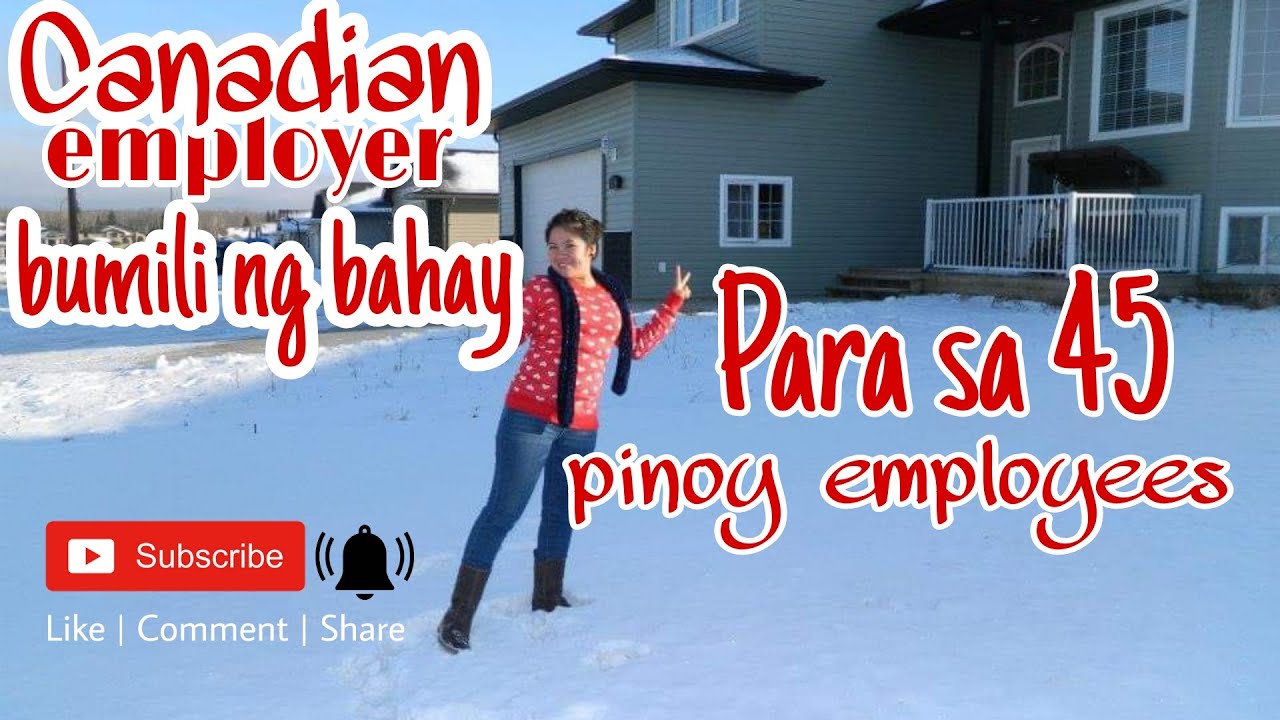 CANADIAN EMPLOYER BUMILI NG 3 BAHAY PARA SA MGA PINOY NA EMPLOYEES