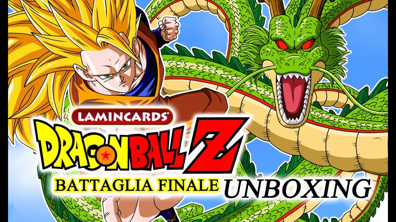 Apertura Box Lamincards Dragon Ball Z Battaglia Finale