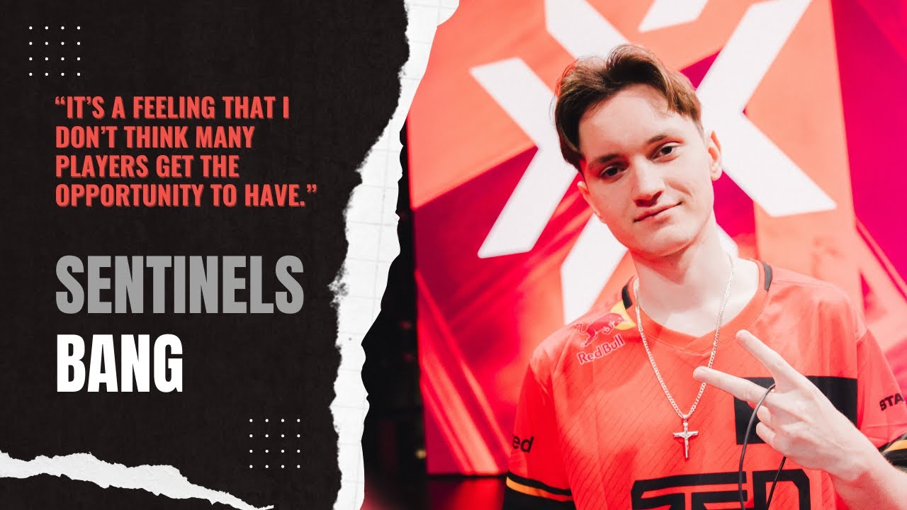 Bang is grateful for the support from Sentinels fans and his parents at Riot Games Arena