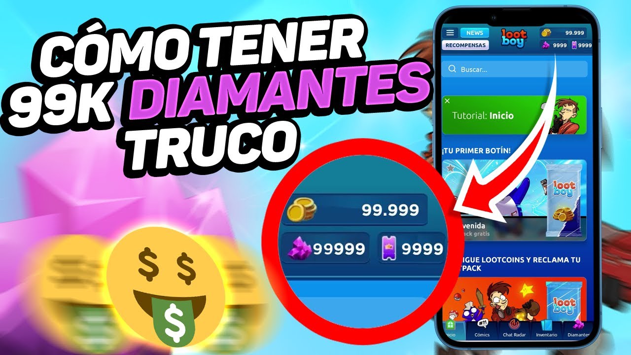 Cómo obtener DIAMANTES y TICKETS ilimitados en LootBoy 2024 (Android/iOS)