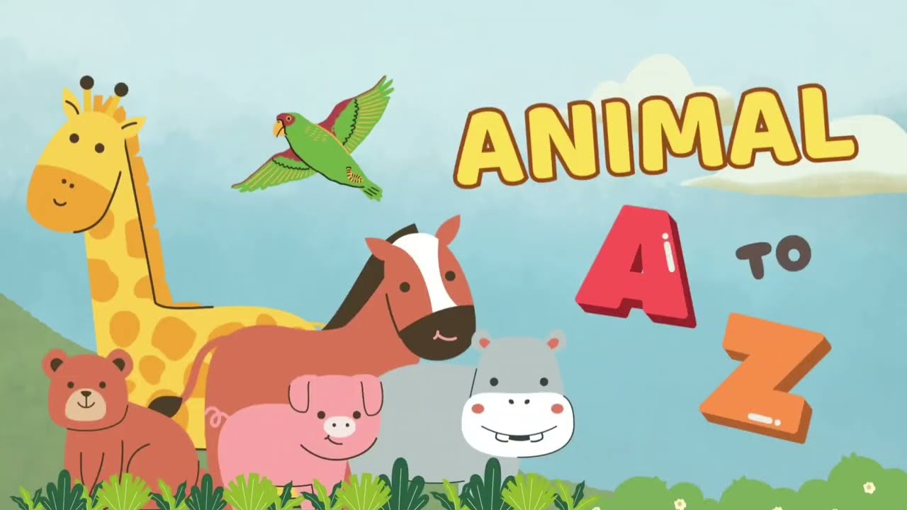 A -Z ANIMALS🐯🐵 @viyanulagam.official #abcs #preschool #abcsong #kindergarten #animals #kidslearning 