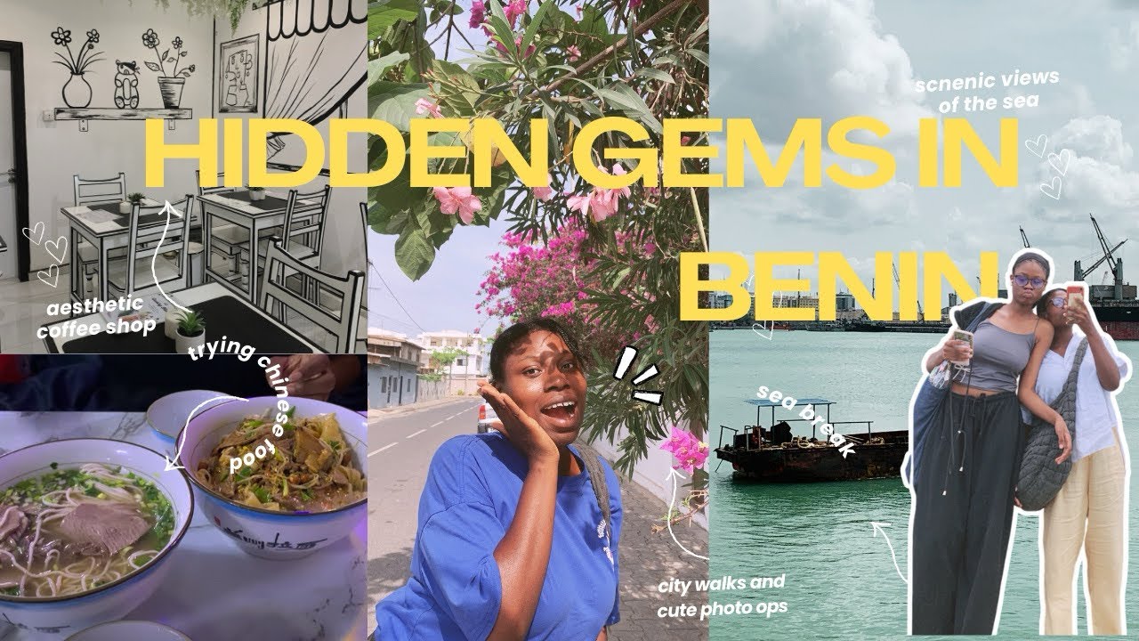 Eating My Way Through Benin 🇧🇯 | Chinese Food, 2D Cafe & The Port of Cotonou Adventure!