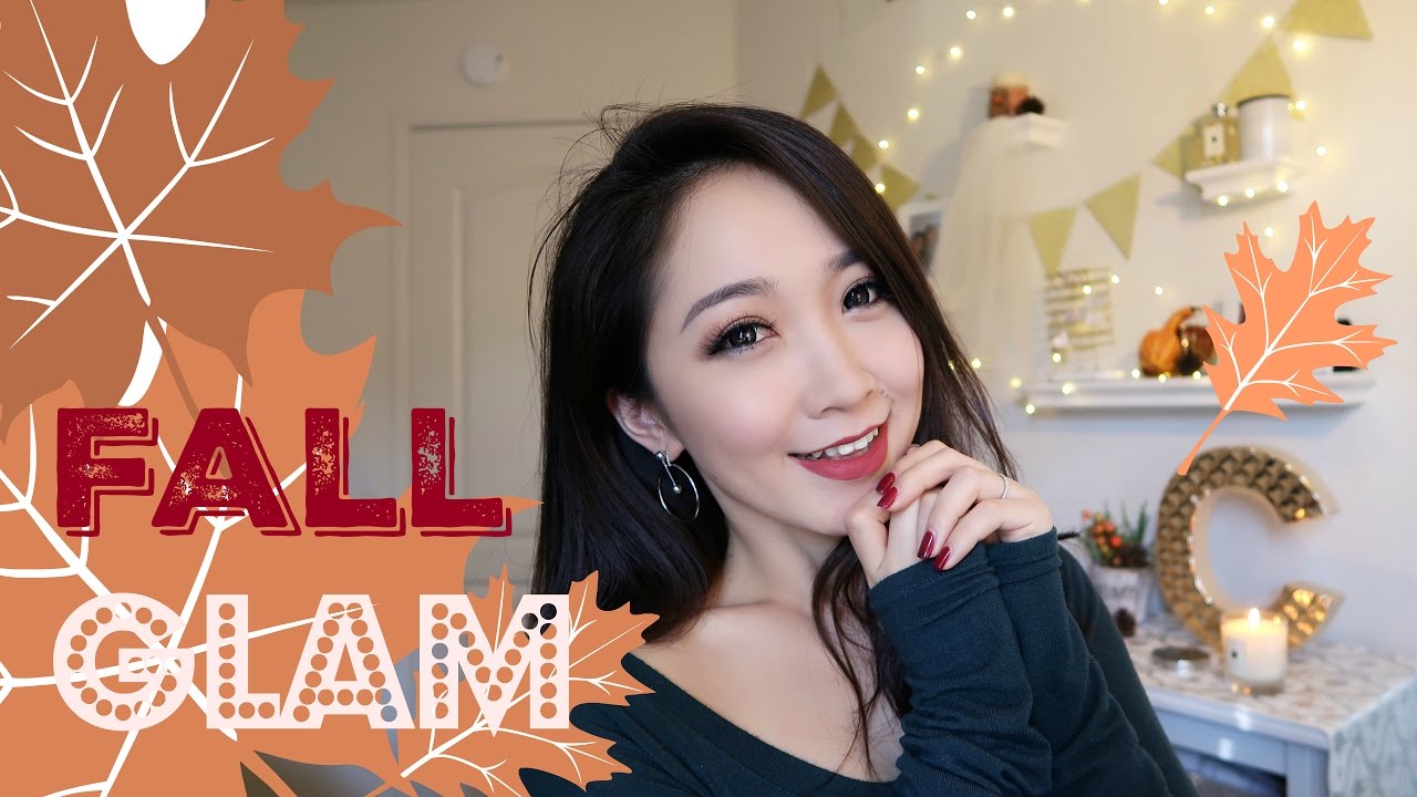 Chatty GRWM | FALL GLAM makeup tutorial + Mini Haul 枫叶妆