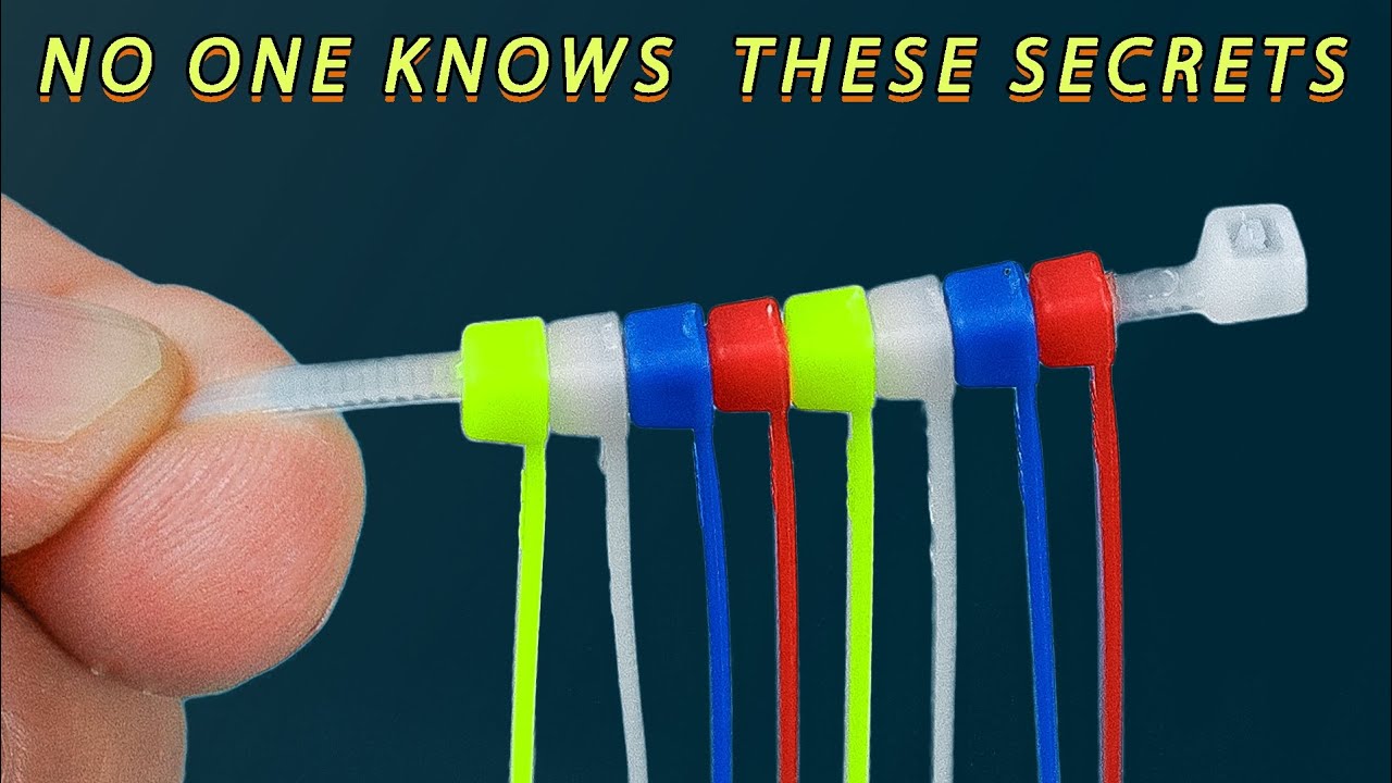 Wish I Knew About These 41 Zip Tie Ideas Earlier, I Would've Saved A Lot Of Time