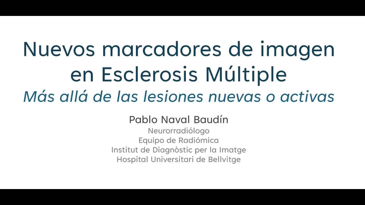 902.  Nuevos marcadores de imagen en esclerosis múltiple