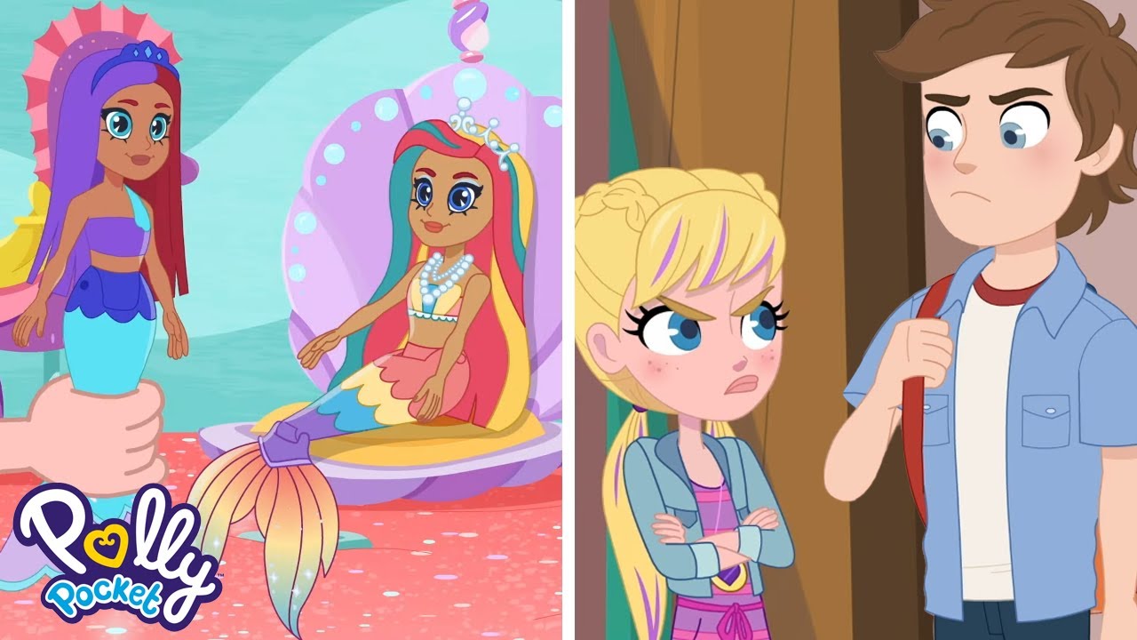 Polly Pocket Full Episodes | Pierce Ruins the Mermaid Queen Show! 🧜🏻‍♀️ | 30 Minutes | Kids Movies