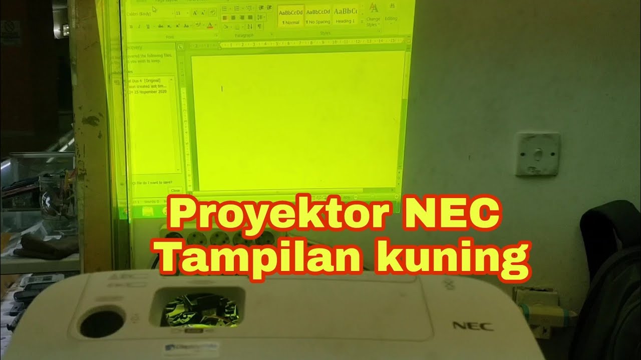 Ремонт желтого дисплея проектора NEC P501X