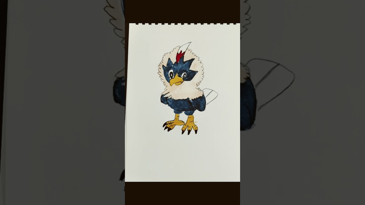 Rufflet - Drawing pokemon characters part 31 